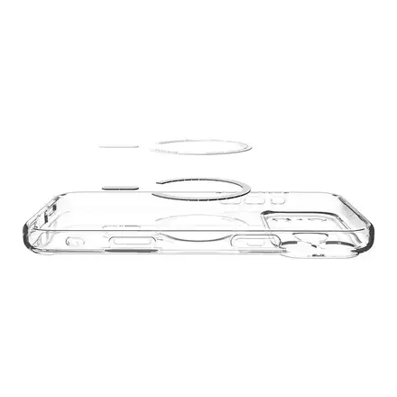 Spigen kryt Ultra Hybrid Magsafe pre iPhone 17 Pro - Clear White