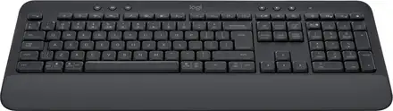 Logitech K650 Signature - bezdrôtová pohodlná klávesnica - grafitová - CZ/SK