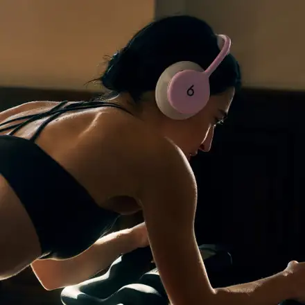 Apple Beats 360 Over-Ear Headphones - Pink with Pink Performance Knit Cushions