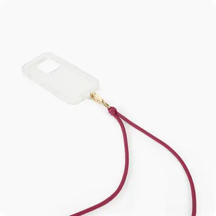 iDeal Cord Phone Strap Fine Wine