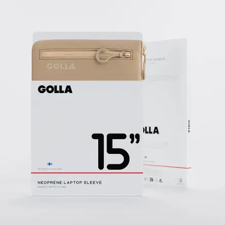 GOLLA Sleeve Metro Neoprene 15" Coffee