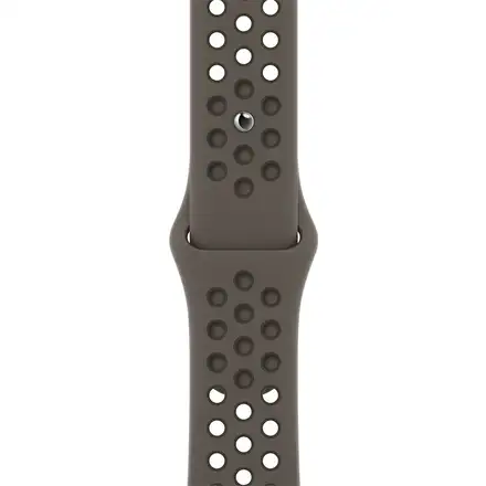 Apple Watch 41mm Midnight Olive Gray/Cargo Khaki Nike Sport Band - Regular