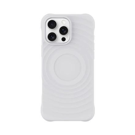 Devia kryt Ripple Magnetic Shockproof TPU Case pre iPhone 16 Pro - White