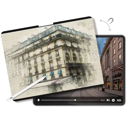 SwitchEasy EasyPaper Pro Magnetic Paper-Feel Screen Protector pre iPad Air 11" M2/M3 2024/2025
