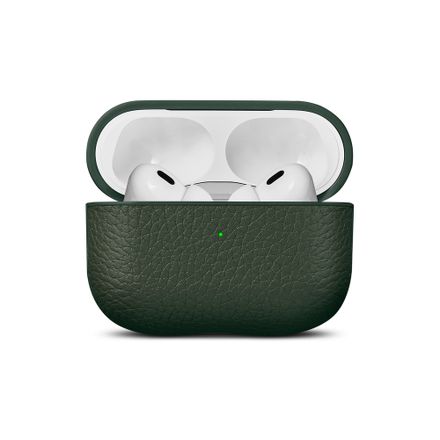 Woolnut Leather Case for AirPods Pro (2nd gen) Green