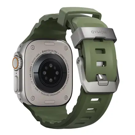Nomad remienok Rocky Point Band pre Apple Watch 46/49mm - Forest/Natural