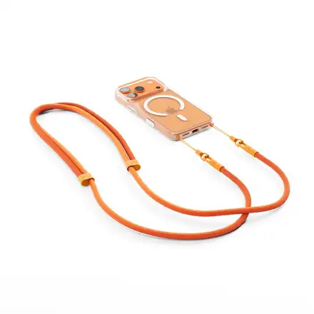 Spello Rope Crossbody Strap - oranžová