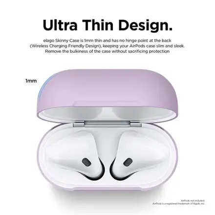 Elago Skinny Case pre Airpods 1 & 2 - Dark Gray