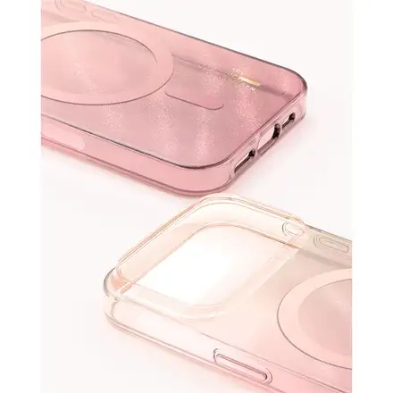 iDeal Fashion Clear Case MagSafe iPhone 17 Pro / 18 Pro Rose Blush