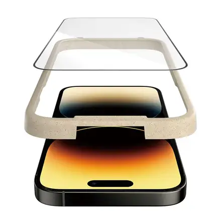 PanzerGlass ochranné sklo UWF AB s aplikátorom pre iPhone 14 Pro - Black Frame