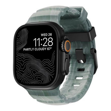 Nomad remienok Rocky Point Band pre Apple Watch 46/49mm - Sierra Stone/Black