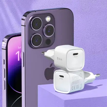 Devia sieťová nabíjačka Extreme Speed Mini PD Quick Charger 20W - White