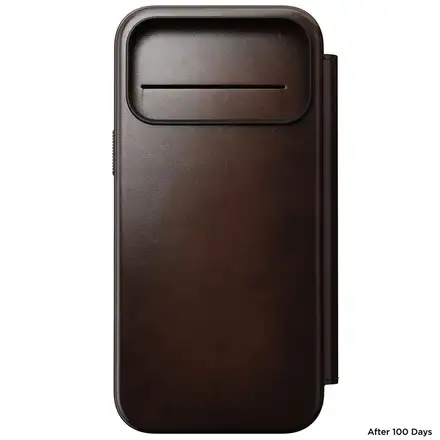 Nomad puzdro Modern Leather Folio Magsafe Horween pre iPhone 17 Pro Max - Rustic Brown