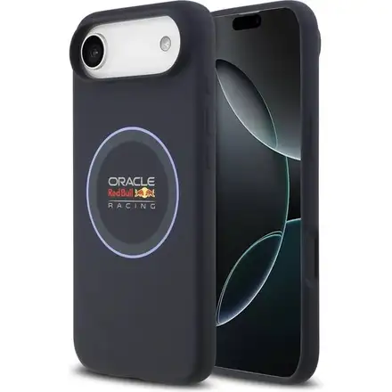 Red Bull Silicone Blue Ring MagSafe Zadný Kryt pre iPhone Air modrý