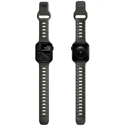 Nomad remienok Sport Strap pre Apple Watch 44-49mm - Ash Green