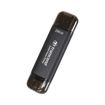 Transcend SSD 256GB ESD310C USB 3.2 Gen 2x1 - Black