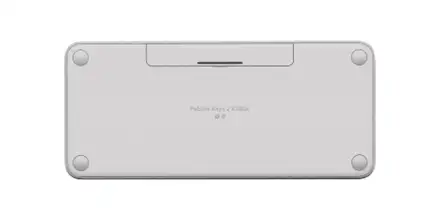 Logitech K380s Pebble Keys 2 - Bluetooth klávesnica - biela - US