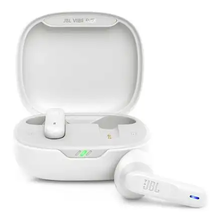 JBL Vibe Flex White slúchadlá