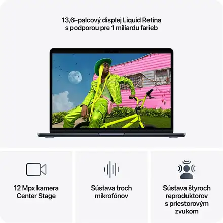 CTO MacBook Air 13" Apple M5 10C CPU 10C GPU 16GB 512GB Strieborný SK