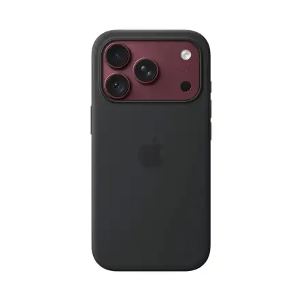 iPhone 18 Pro Silicone Case with MagSafe - Black