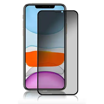 Devia ochranné sklo Real Series Privacy pre iPhone 12 mini - Black Frame