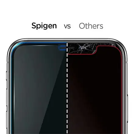 Spigen ochranné sklo GLAS.tR AlignMaster pre iPhone 11 Pro/XS - Black Frame