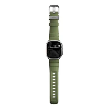 Nomad remienok Rocky Point Band pre Apple Watch 46/49mm - Forest/Natural
