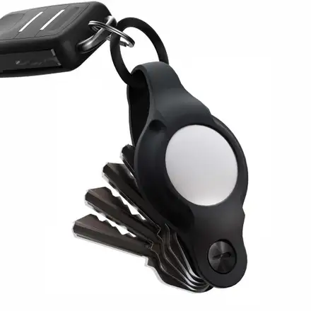 KeySmart Air Flex s púzdrom pre AirTag - čierny silikón