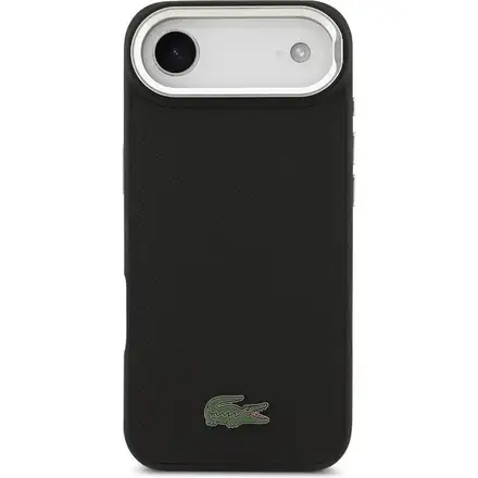 Lacoste Iconic Petit Pique Camera Stand MagSafe kryt iPhone Air čierny