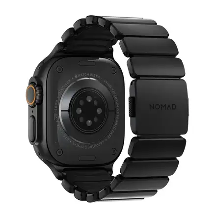 Nomad remienok Stratos pre Apple Watch 44-49mm - Black/Black Hardware