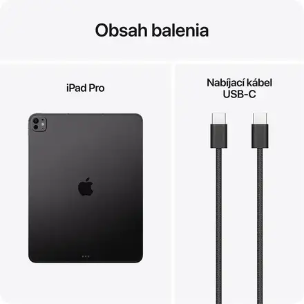 iPad Pro 13" Wi-Fi + Cellular 1TB štandardné sklo - Kozmický čierny (2025)