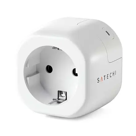 Satechi Smart Outlet works with Apple Home - White