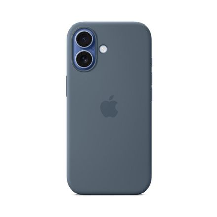 iPhone 17 Silicone Case with MagSafe - Oceľovo modrá