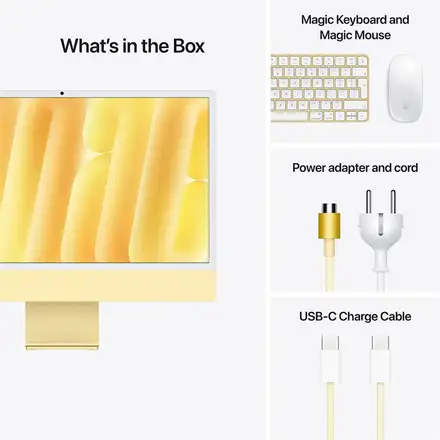 iMac 24" 4.5K Apple M4 8C CPU 8C GPU 16GB 256GB Žltý SK