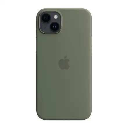 Apple iPhone 14 Plus Silicone Case with MagSafe - Olive