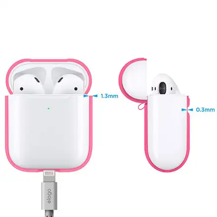 Elago Airpods 2 Silicone Case - Neon Hot Pink