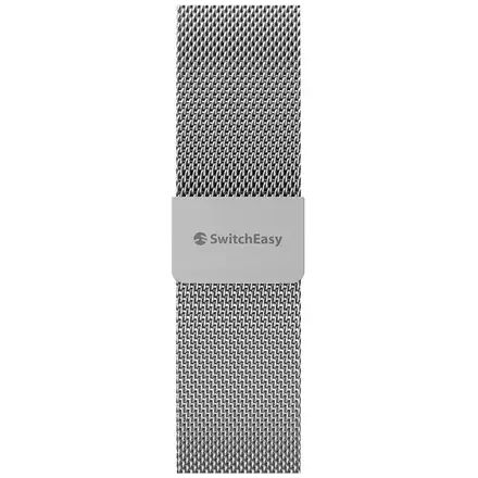 SwitchEasy remienok Mesh Stainless Steel pre Apple Watch 44/45/46mm - Silver