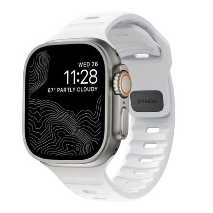 Nomad remienok Sport Strap pre Apple Watch 44-49mm - White