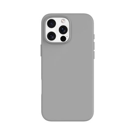 Devia kryt Nature Series Silicone Magnetic Case pre iPhone 16 Pro - Gray White