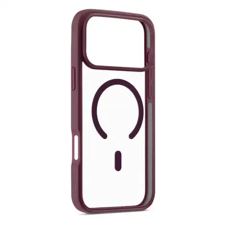 Aiino - Jump Rugged case with magnet for iPhone 18 Pro - Burgundy