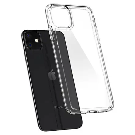 Spigen kryt Ultra Hybrid pre iPhone 11 - Crystal Clear