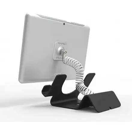 Compulocks Universal Tablet Security Holder and Lock - Black + Security Coil Cable Lock