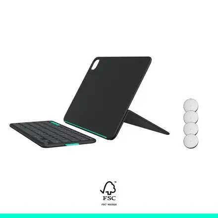 Logitech FLIP FOLIO pre iPad Pro 13"(M4), iPad Air 13"(M2+M3), US, grafitová