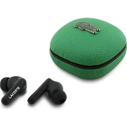 Lacoste Iconic Petit Pique TWS Bezdrôtové Slúchadlá zelené