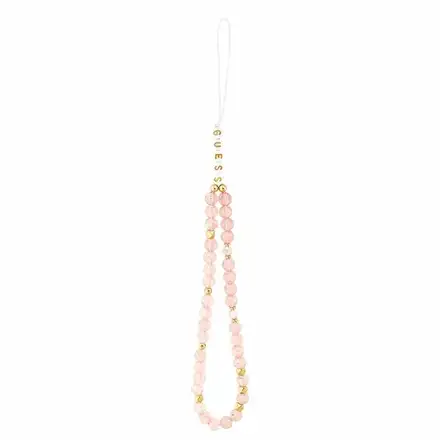 Guess IML Flowers Allover Strap MagSafe kryt iPhone 18 Pro ružový