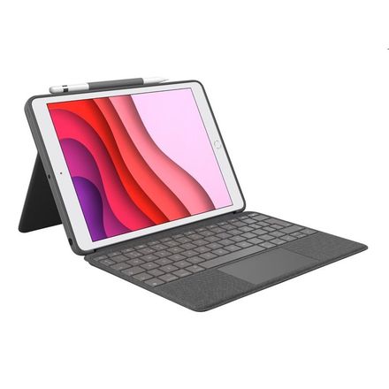 Logitech COMBO TOUCH pre iPad ( 10. gen. a A16) - šedá - CZ/SK