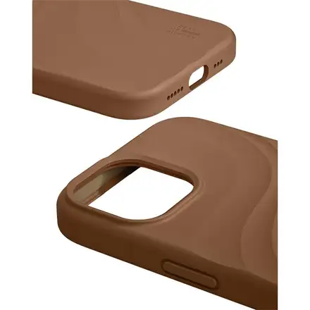 iDeal Fashion Soft Swirl Silicone Case MagSafe iPhone 13/14/15/16e/17e Salted Caramel