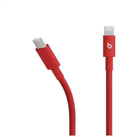Apple Beats USB-C to Lightning Woven Cable (1.5 m) - Rapid Red *Rozbalený*
