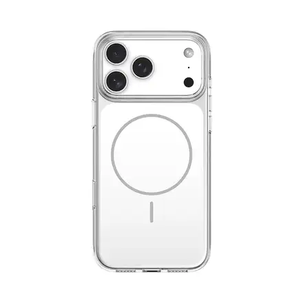 Comma kryt Crystal Shield Magnetic Case pre iPhone 17 Pro - Clear