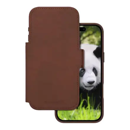 dbramante1928 - Puzdro Lynge s MagSafe pre iPhone 17 Pro Max, dark tan